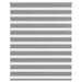 Zebra rolgordijn 140,9 x 175 cm stofbreedte 136,7 cm grijs