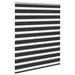 Zebra rolgordijn 140,9 x 175 cm stofbreedte 136,7 cm zwart
