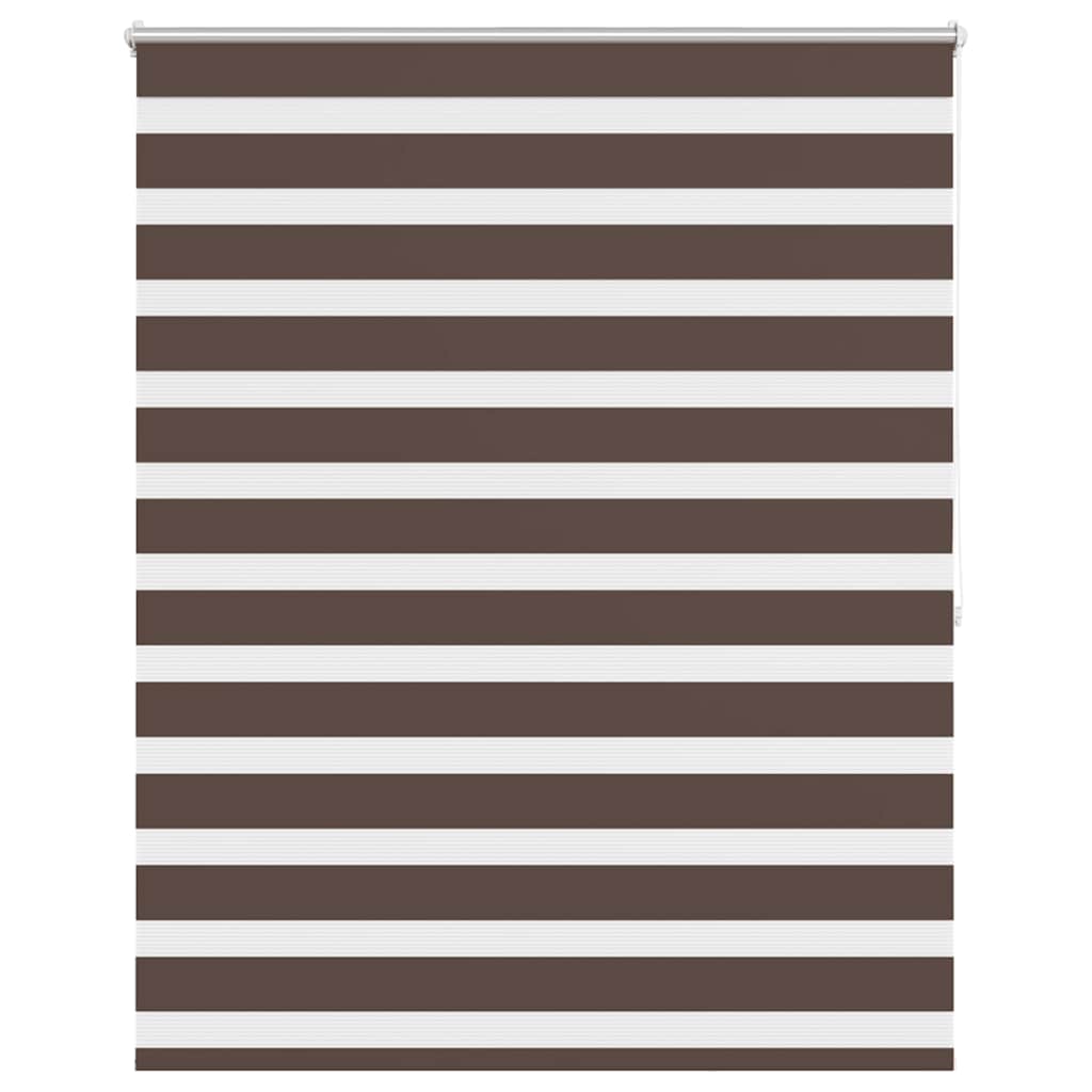 Zebra rolgordijn 140,9 x 175 cm stofbreedte 136,7 cm koffiebruin