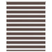 Zebra rolgordijn 140,9 x 175 cm stofbreedte 136,7 cm koffiebruin