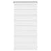 Zebra rolgordijn 40,9 x 100 cm stofbreedte 36,7 cm wit