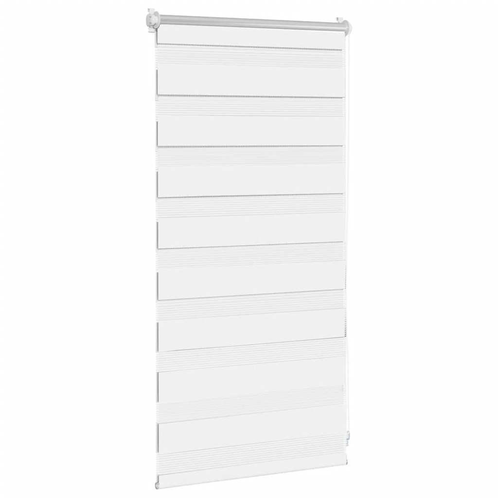 Zebra rolgordijn 40,9 x 100 cm stofbreedte 36,7 cm wit