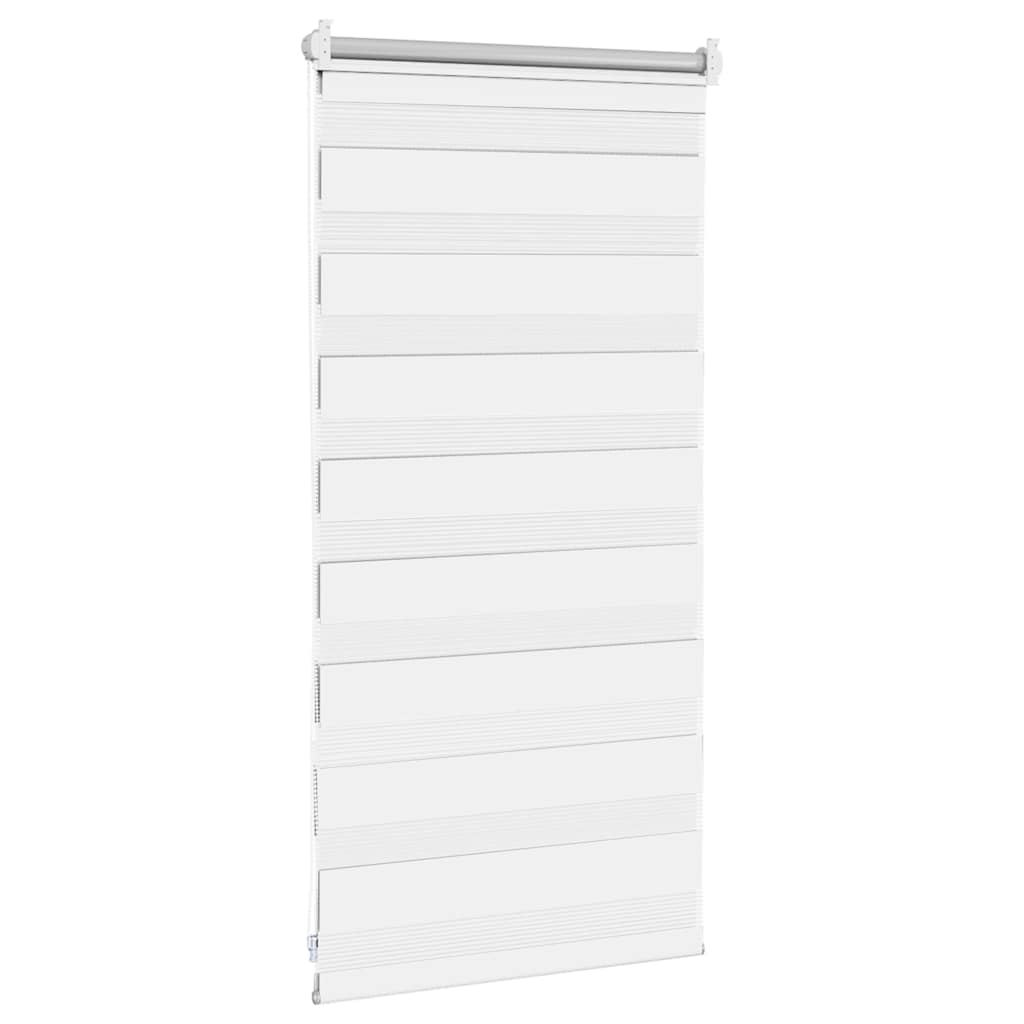 Zebra rolgordijn 40,9 x 100 cm stofbreedte 36,7 cm wit
