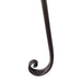 Chaise Longue 128 Cm Staal Antiekbruin