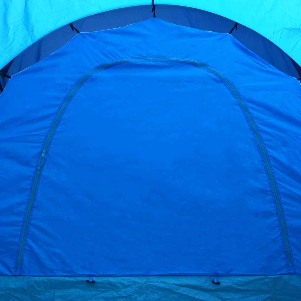 Tent 9-persoons donkerblauw en blauw