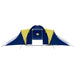 Tent 9-persoons polyester blauw en geel