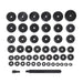 Doos lagertrekker Schijven 18-65 mm 51 stuks