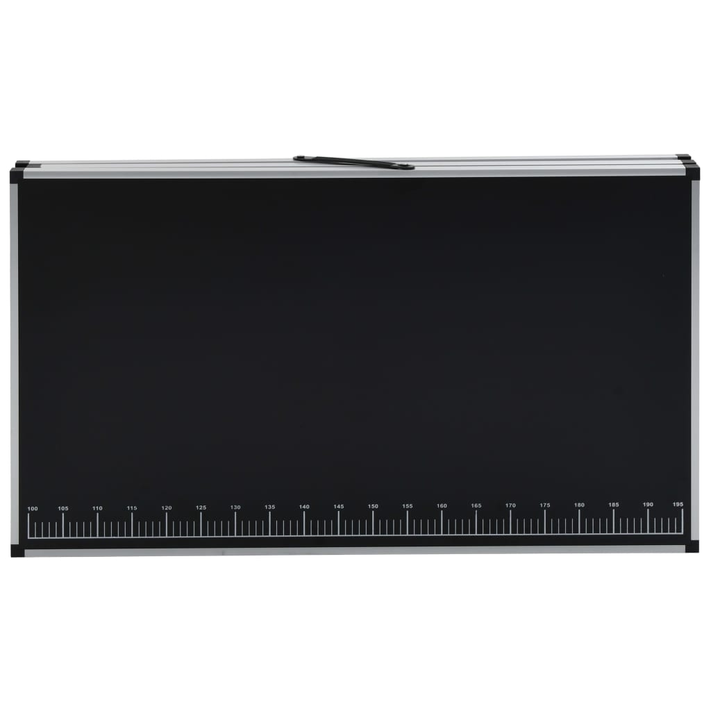 Behangtafel inklapbaar 300x60x78 cm MDF en aluminium