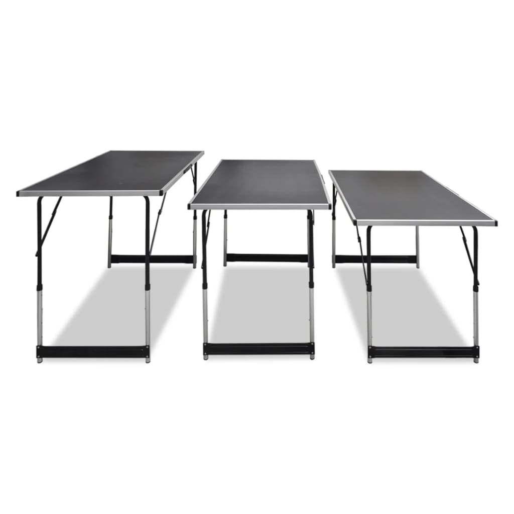 Behangtafel inklapbaar en in hoogte verstelbaar 3 st