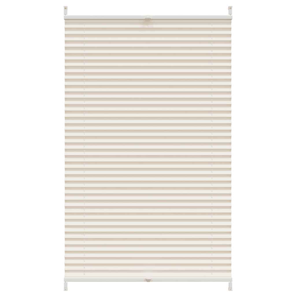 Plissé rolgordijn 80x150cm creme