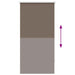 Rolgordijn verduisterend 64,4 x 120 cm stofbreedte 60 cm koffiebruin