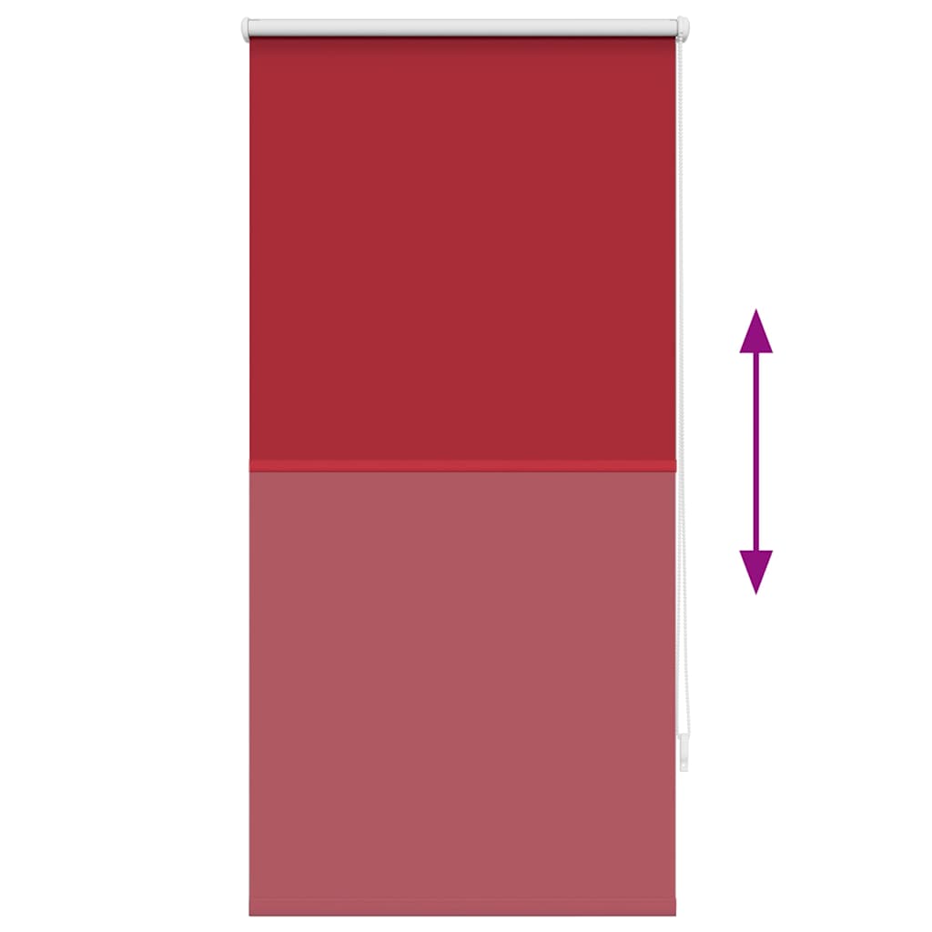 Rolgordijn verduisterend 64,4 x 120 cm stofbreedte 60 cm rood