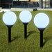 Tuinpadlampen 3 st met grondpin LED 20 cm