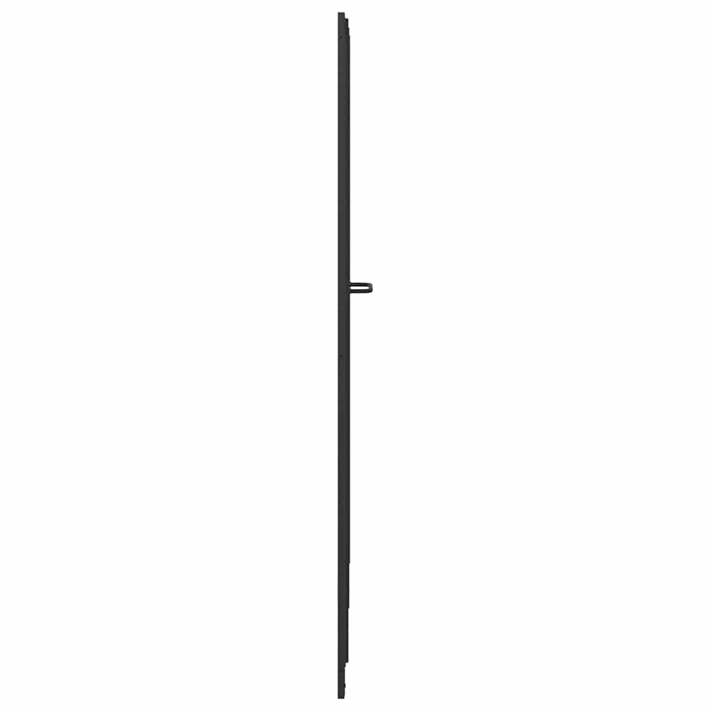 Douche en badscherm 140 x 168 cm 7 panelen met handdoekrek