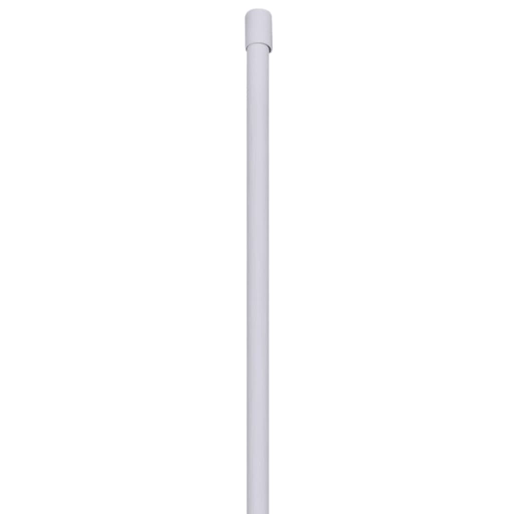 Badwand L-vormig 4 panelen inklapbaar 70x120x137 cm