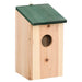 Vogelhuisjes 4 st 12x12x22 cm hout