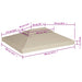 Vervangend tentdoek prieel 310 g/m² 3x4 m beige
