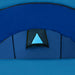 Tent 4-persoons marineblauw en lichtblauw
