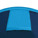 Tent 4-persoons marineblauw en lichtblauw