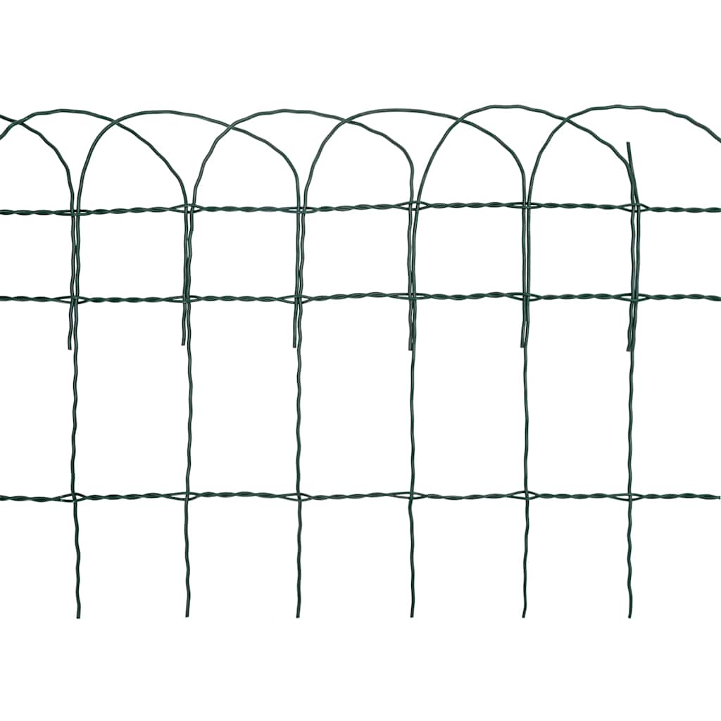 Borderafscheiding 10x0,4 m gepoedercoat ijzer