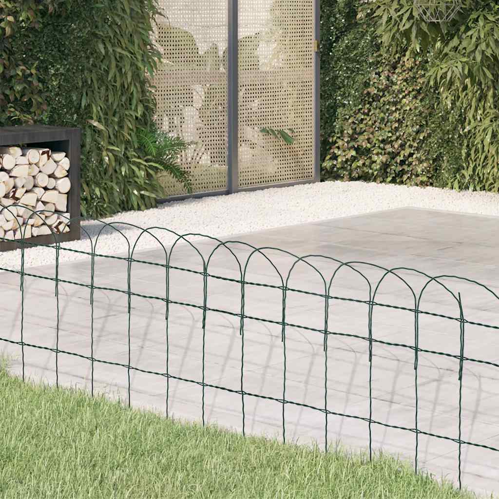 Borderafscheiding 10x0,4 m gepoedercoat ijzer
