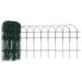 Borderafscheiding 25x0,4 m gepoedercoat ijzer