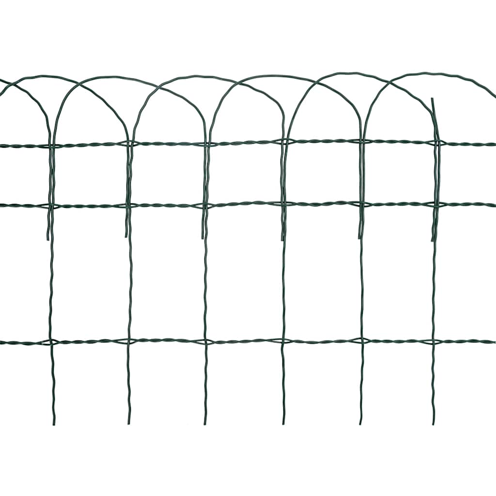 Borderafscheiding 25x0,4 m gepoedercoat ijzer