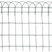 Borderafscheiding 10x0,65 m gepoedercoat ijzer