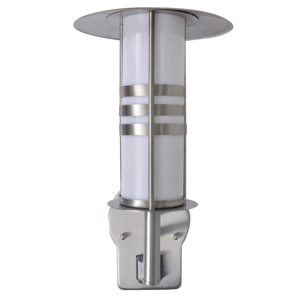 Pagode vormige RVS wandlamp met bewegingssensor