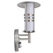 Pagode vormige RVS wandlamp met bewegingssensor
