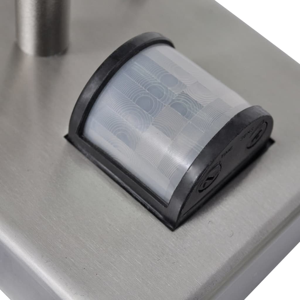 Pagode vormige RVS wandlamp met bewegingssensor