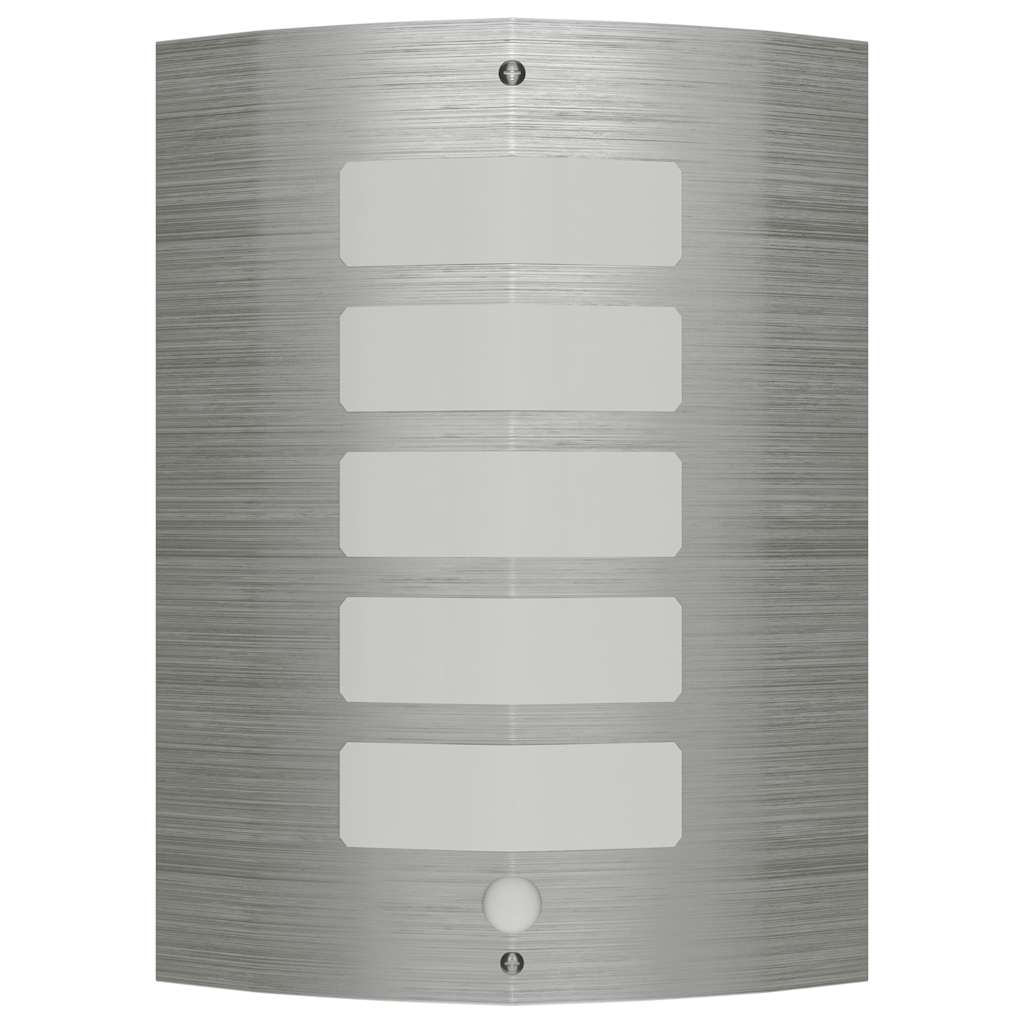 Sierlijke RVS wandlamp met bewegingssensor