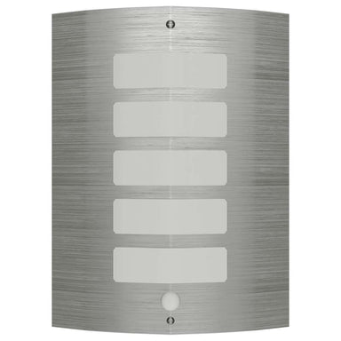 Sierlijke RVS wandlamp met bewegingssensor