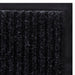 Deurmat 90x150 cm PVC zwart