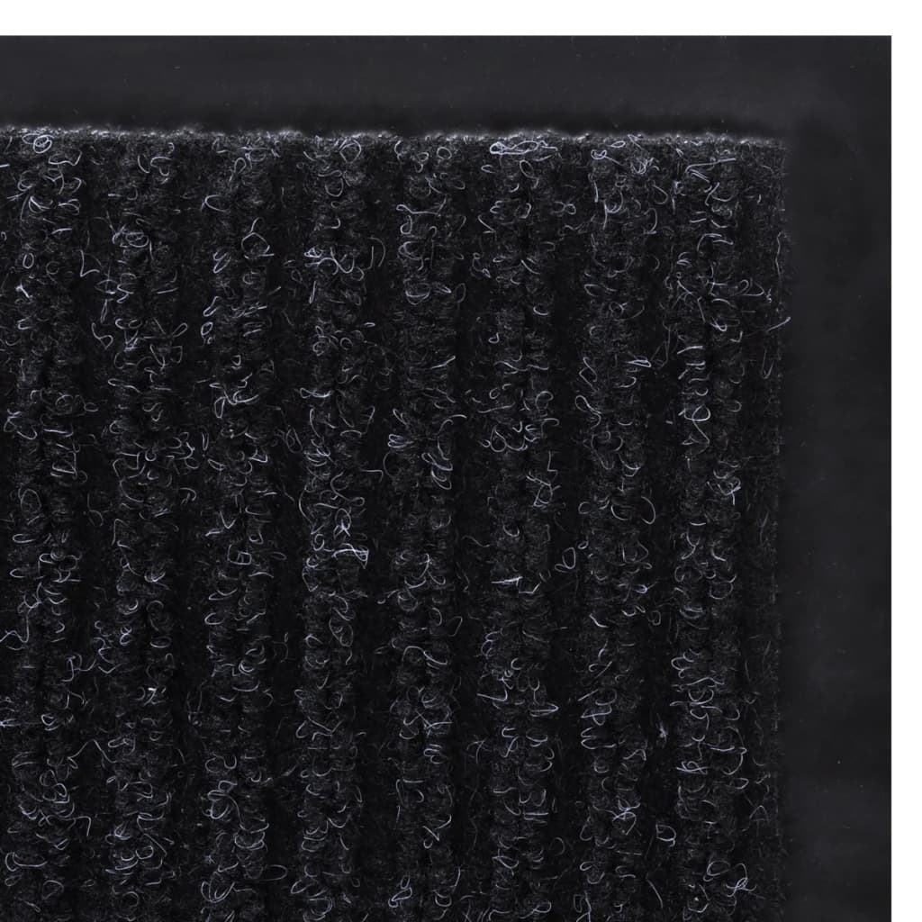 Deurmat 120x180 cm PVC zwart