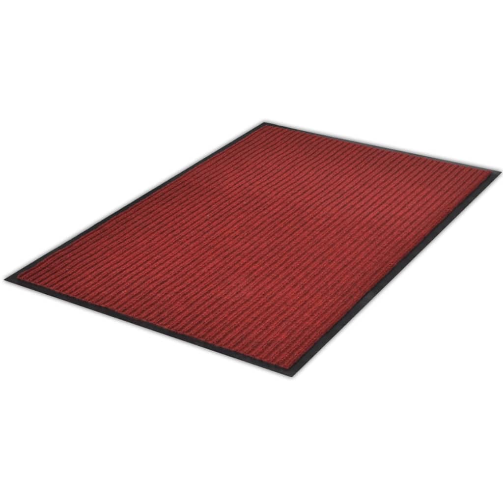 Deurmat 120x180 cm PVC rood