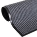 Deurmat 90x60 cm PVC grijs