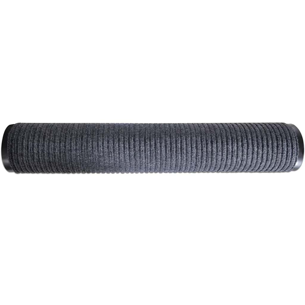 Deurmat 90x60 cm PVC grijs