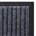 Deurmat 90x60 cm PVC grijs