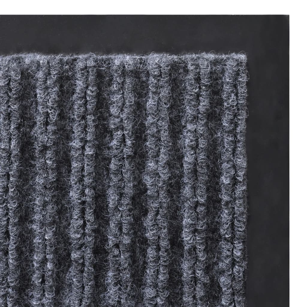 Deurmat 90x120 cm PVC grijs