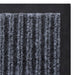 Deurmat 90x120 cm PVC grijs