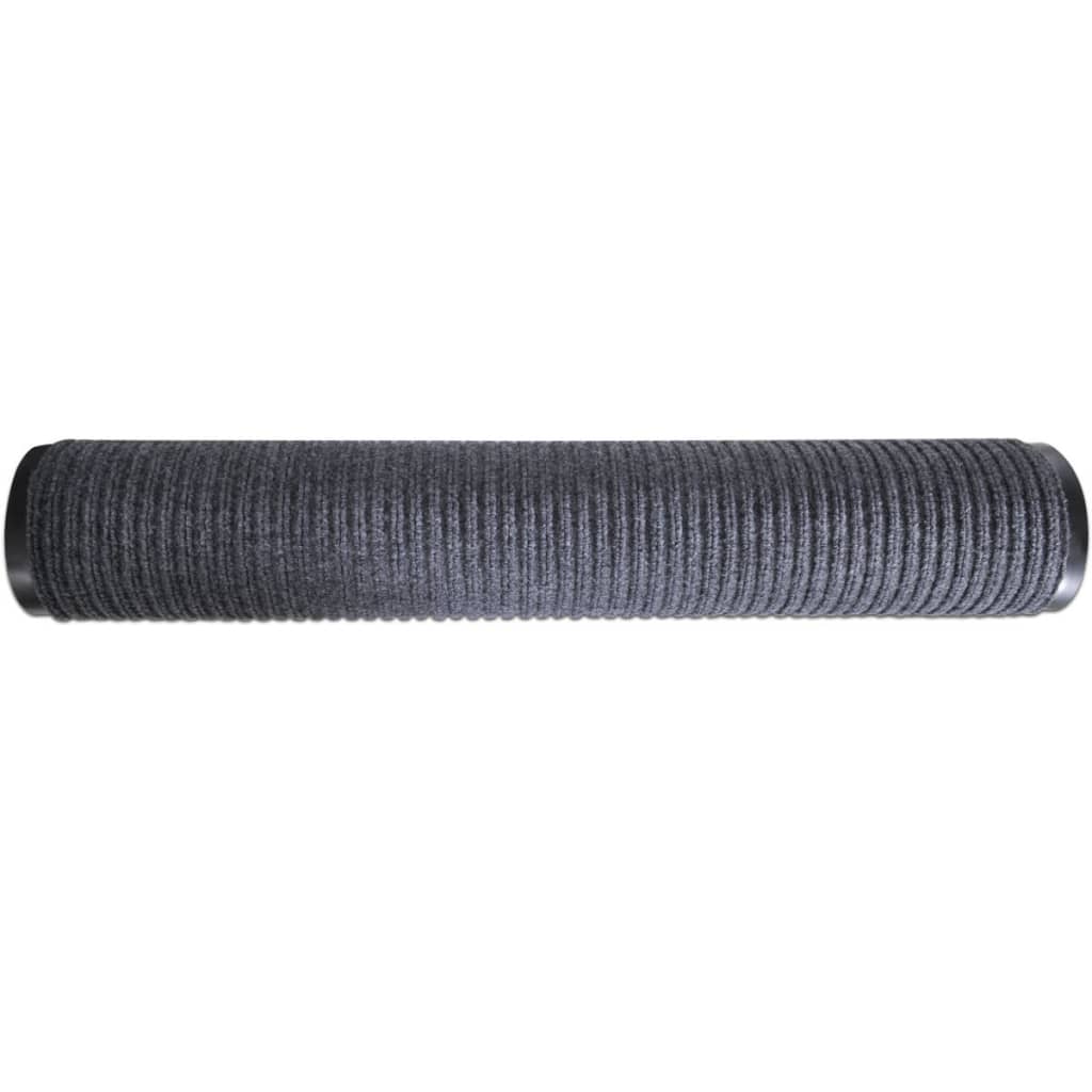 Deurmat 90x150 cm PVC grijs