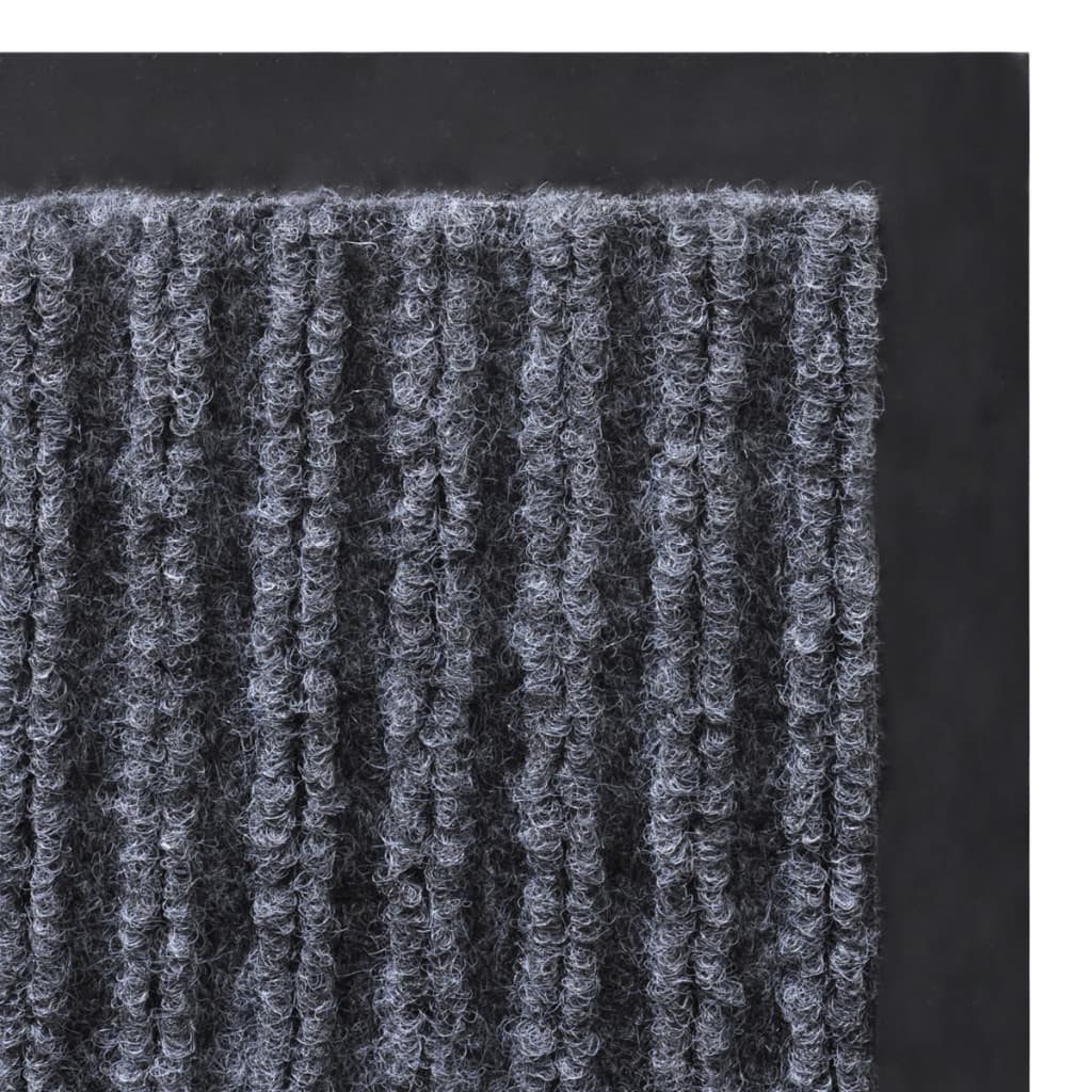 Deurmat 90x150 cm PVC grijs