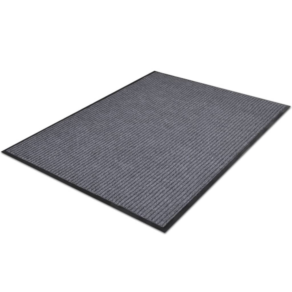 Deurmat 120x180 cm PVC grijs