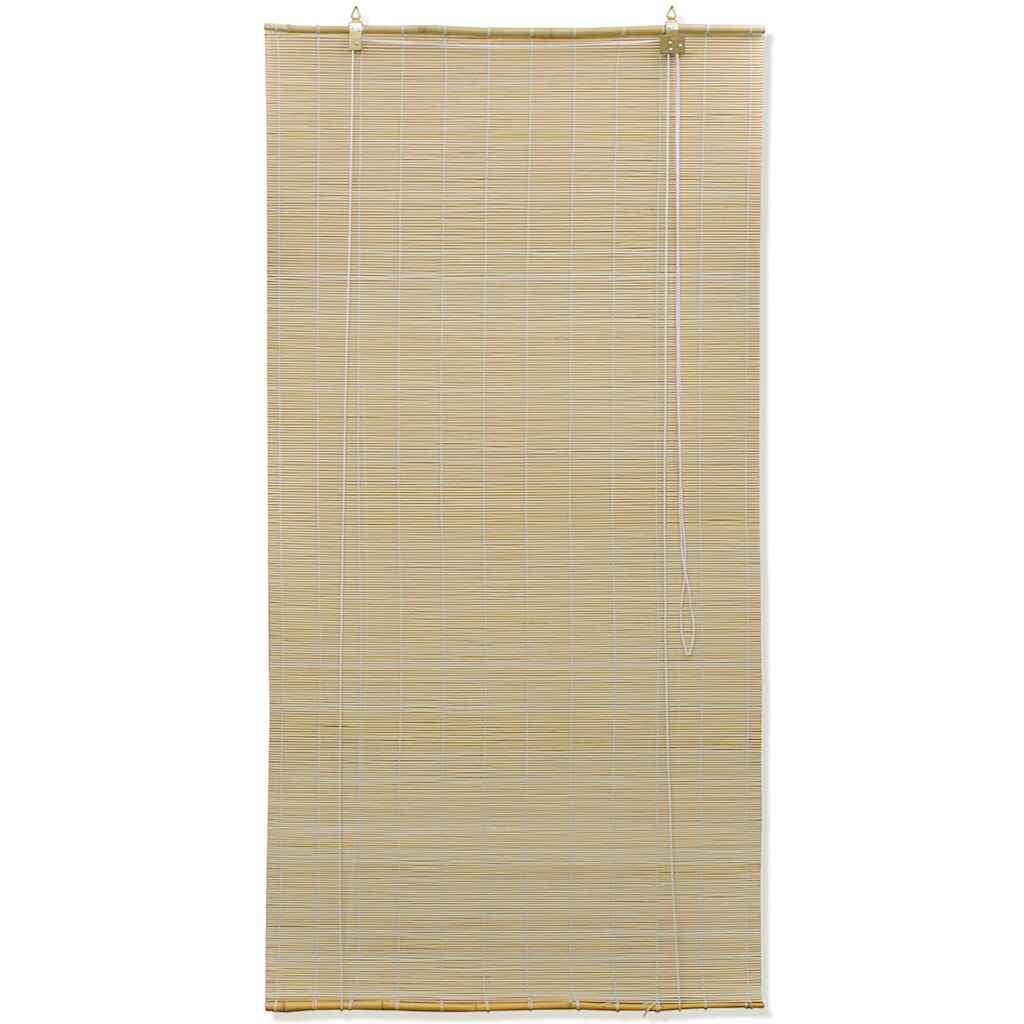 Rolgordijn 80x160 cm bamboe natuurlijk
