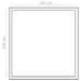 Tuinkas met basisframe 6,05 m² versterkt aluminium