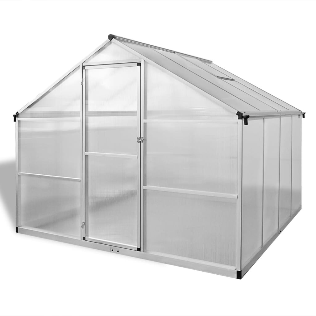 Tuinkas met basisframe 6,05 m² versterkt aluminium