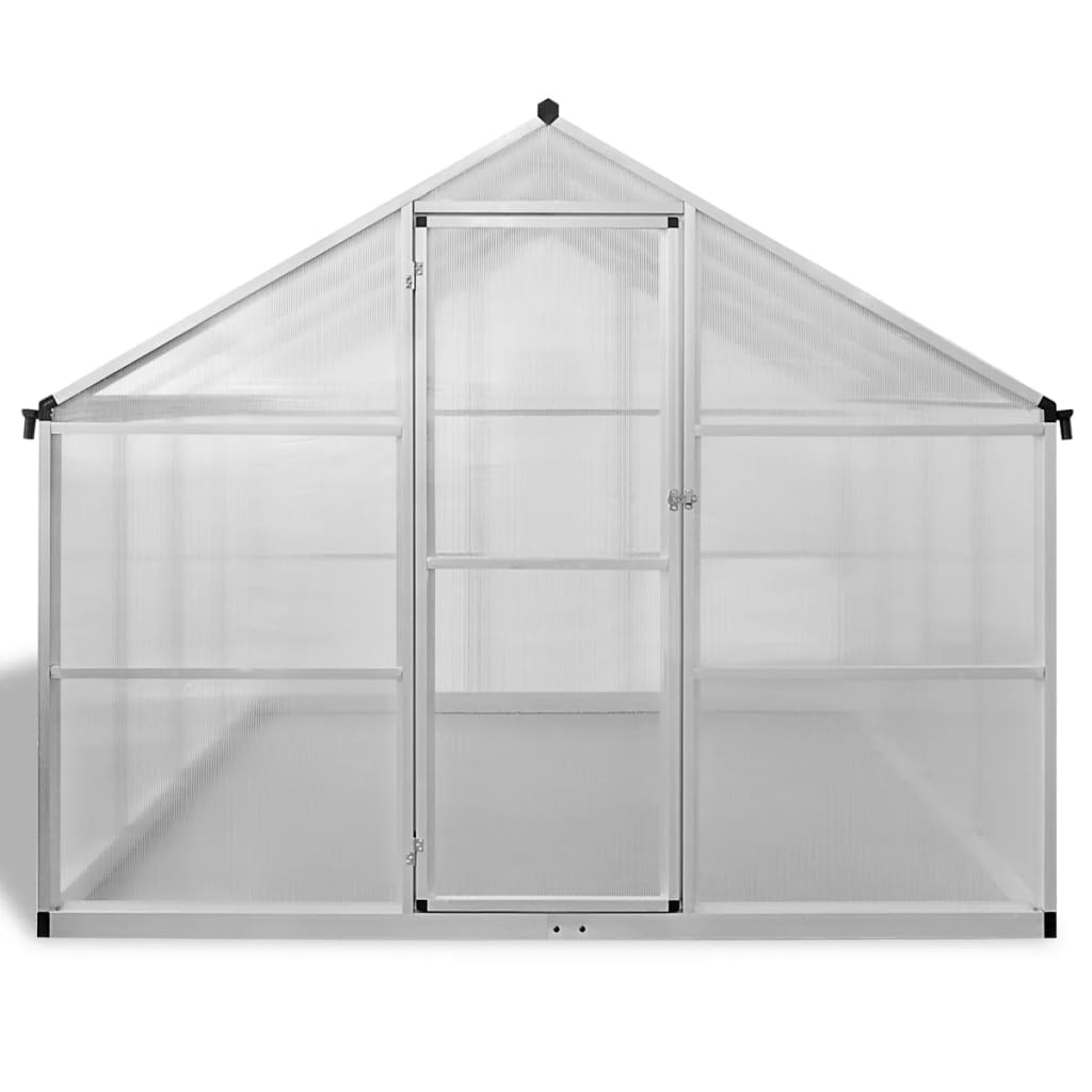 Tuinkas met basisframe 6,05 m² versterkt aluminium