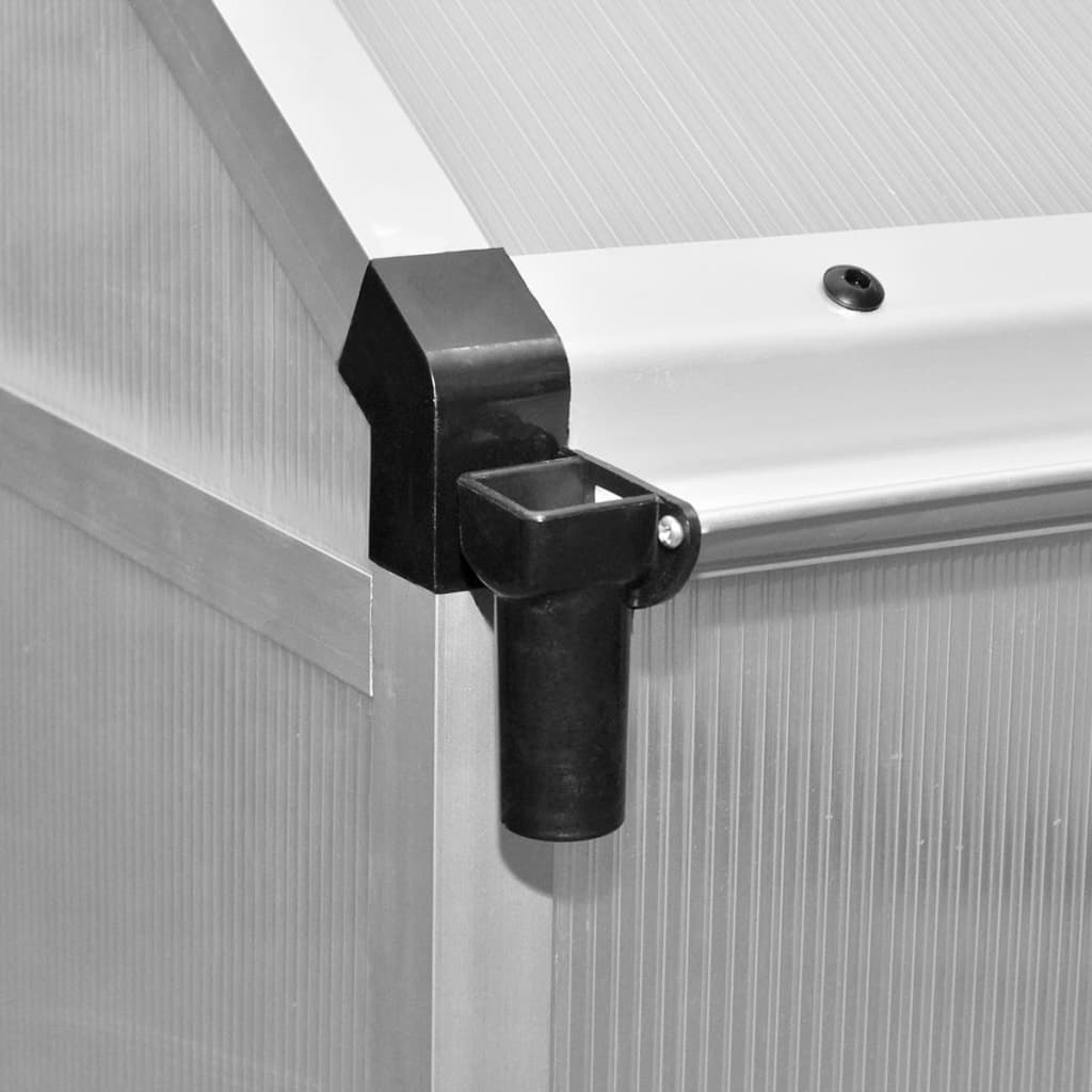 Tuinkas met basisframe 6,05 m² versterkt aluminium