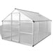 Tuinkas met basisframe 7,55 m² versterkt aluminium